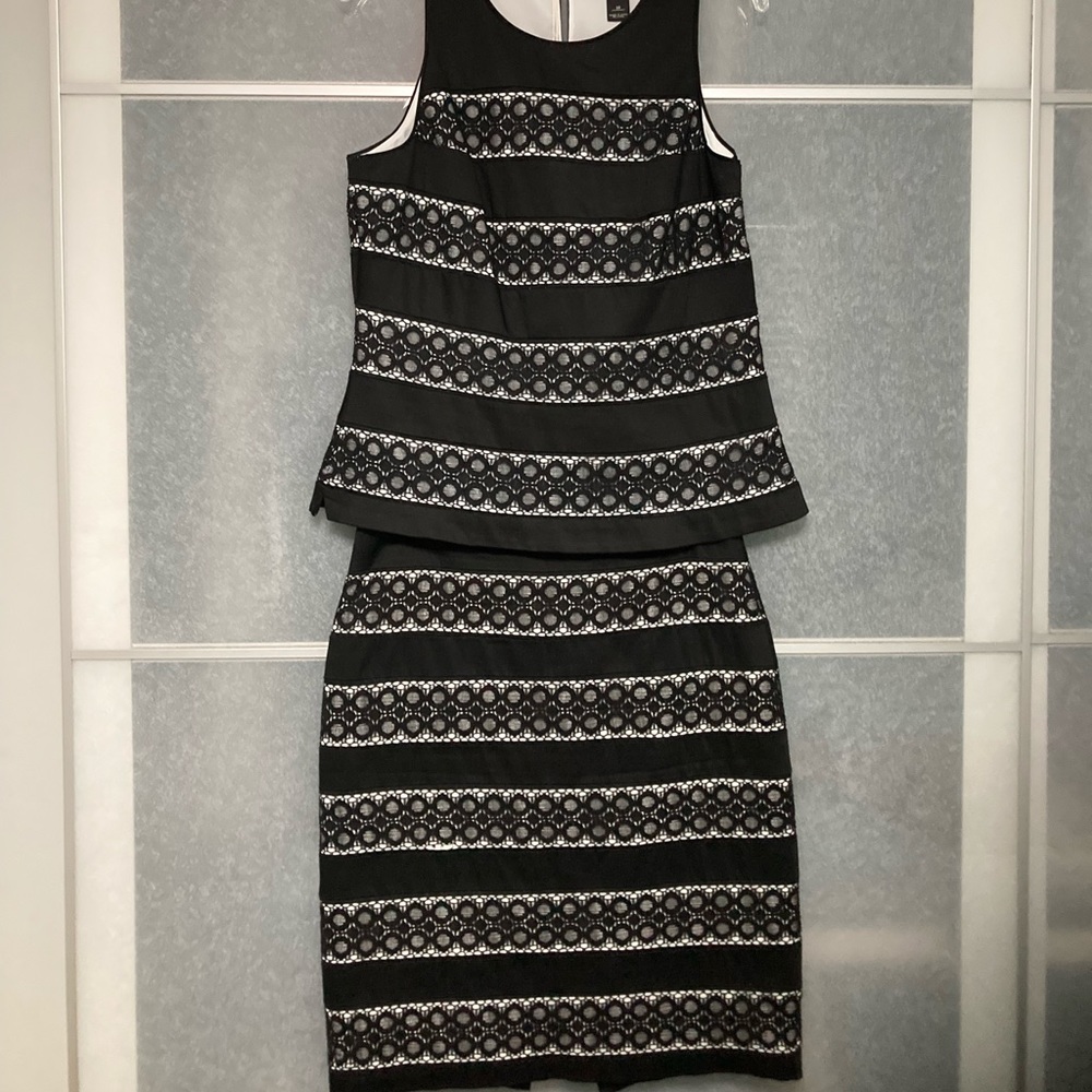Beautiful, WHBM, 2pc, Pencil skirt, matching sleeveless top
